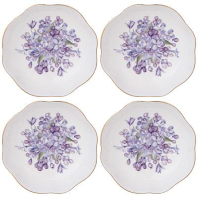 Набор розеток "LILAC" 4 шт. 10 см (кор=48наб.) LEFARD 760-810