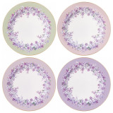 Набор тарелок закусочных "LILAC" 4 шт. 20,5 см микс (кор=12наб.) LEFARD 760-811-1