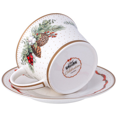 Чайный набор "CELEBRATION" на 2 пер. 4 пр. 250 мл (кор=12наб.) LEFARD 760-812-2