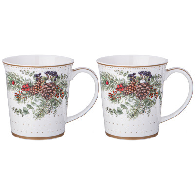 Набор кружек "CELEBRATION" 2 шт. 400 мл (кор=18наб.) LEFARD 760-814