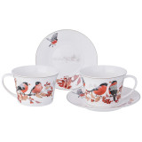 Чайный набор "ЛЕСНАЯ СКАЗКА" на 2 пер. 4 пр. 250 мл (кор=12наб.) LEFARD 760-820