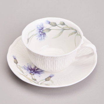 Чайный сервиз "ВАСИЛЬКИ" на 6 пер. 14 пр. 800/300/250 мл LEFARD 760-824-3