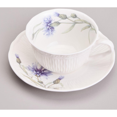 Чайный сервиз "ВАСИЛЬКИ" на 6 пер. 14 пр. 800/300/250 мл LEFARD 760-824-3