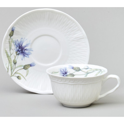 Чайный набор "ВАСИЛЬКИ" на 2 пер. 4 пр. 250 мл LEFARD 760-826-2