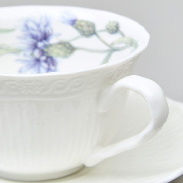 Чайный набор "ВАСИЛЬКИ" на 2 пер. 4 пр. 250 мл LEFARD 760-826-5