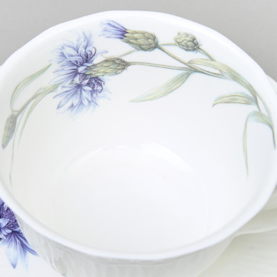 Чайный набор "ВАСИЛЬКИ" на 6 пер. 12 пр. 250 мл LEFARD 760-827-4