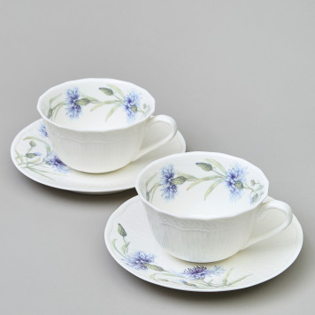 Чайный набор "ВАСИЛЬКИ" на 2 пер. 4 пр. 330 мл LEFARD 760-829-5