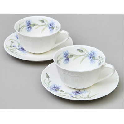 Чайный набор "ВАСИЛЬКИ" на 2 пер. 4 пр. 330 мл LEFARD 760-829-5