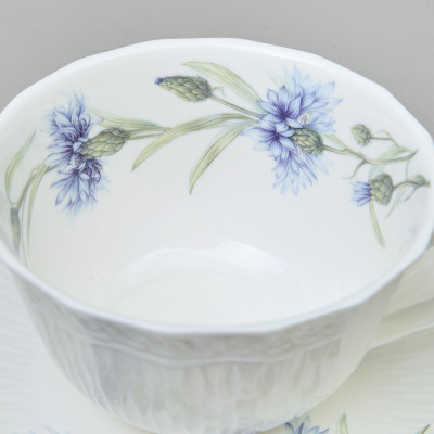 Чайный набор "ВАСИЛЬКИ" на 2 пер. 4 пр. 330 мл LEFARD 760-829-7