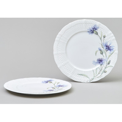Набор тарелок закусочных "ВАСИЛЬКИ" 2 шт. 20,5 см LEFARD 760-830-1