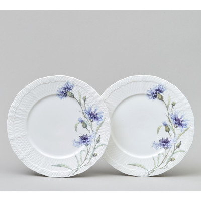 Набор тарелок закусочных "ВАСИЛЬКИ" 2 шт. 20,5 см LEFARD 760-830