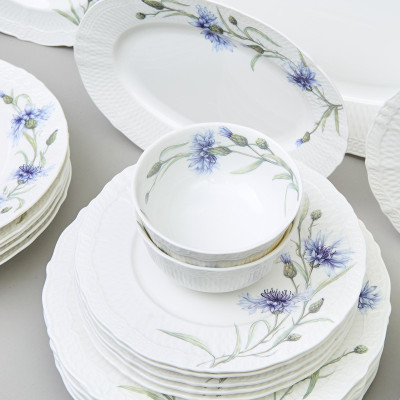 Столовый сервиз "ВАСИЛЬКИ" на 6 пер. 23 пр. LEFARD 760-835-13