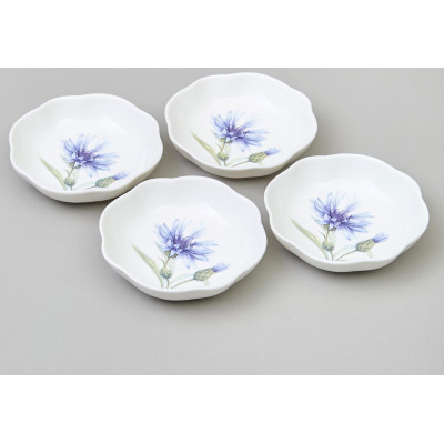 Набор розеток "ВАСИЛЬКИ" 4 шт. 10 см LEFARD 760-836-1