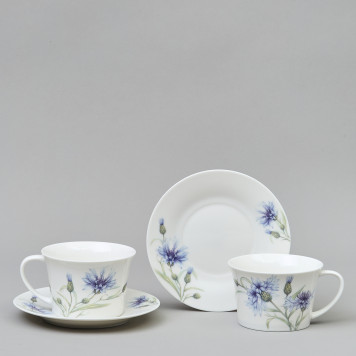 Чайный набор "ВАСИЛЬКИ" 4 пр. на 2 пер. 250 мл LEFARD 760-839-1