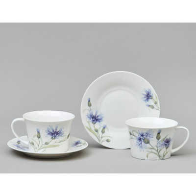 Чайный набор "ВАСИЛЬКИ" 4 пр. на 2 пер. 250 мл LEFARD 760-839-1