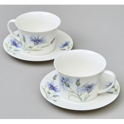 Чайный набор "ВАСИЛЬКИ" 4 пр. на 2 пер. 250 мл LEFARD 760-839-5