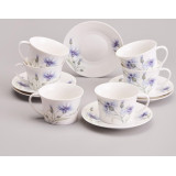 Чайный набор "ВАСИЛЬКИ" на 6 пер. 12 пр. 250 мл LEFARD 760-840