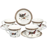 Чайный набор "PASSAGE" на 4 пер. 8 пр. 250 мл (кор=8наб.) LEFARD 760-841