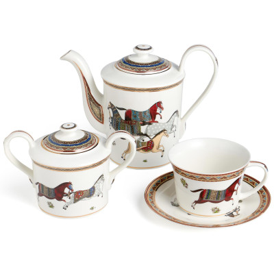 Чайный сервиз "PASSAGE" на 6 пер. 14 пр. 850/400/250 мл (кор=1наб.) LEFARD 760-842