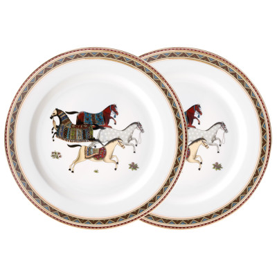 Набор тарелок закусочных "PASSAGE" 4 шт. 22,5 см (кор=12наб.) LEFARD 760-844