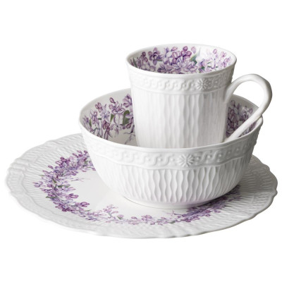 Набор посуды обеденный "LILAC" 3 пр. (кор=8наб.) LEFARD 760-852