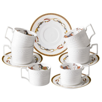 Чайный набор  " PASSAGE"  на 4 пер. 8 пр 280 мл (кор=8наб.) LEFARD 760-855