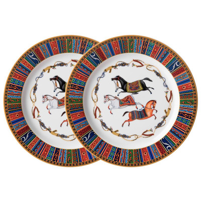 Набор тарелок закусочных  " PASSAGE" 2 шт. 22, 5 см (кор=24наб.) LEFARD 760-861