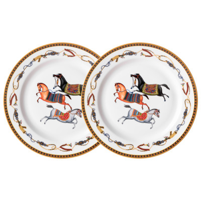 Набор тарелок закусочных  " PASSAGE" 2 шт. 22, 5 см (кор=24наб.) LEFARD 760-862