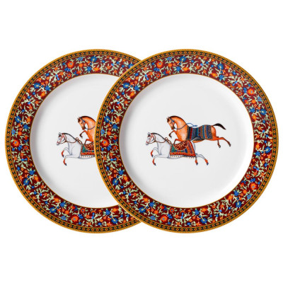 Набор тарелок закусочных  " PASSAGE"  2 шт. 22, 5 см (кор=24наб.) LEFARD 760-863