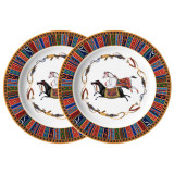 Набор тарелок закусочных  " PASSAGE"  2 шт. 20 см (кор=24наб.) LEFARD 760-864