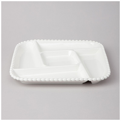 Менажница "PEARL" 5 секций квадратная 26,5*3 см (кор=12шт.) LEFARD 761-095-2