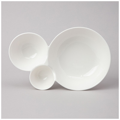 Менажница "NATIVE" 3 секции 24,5*15,5*4,5 см (кор=24шт.) LEFARD 761-097-1