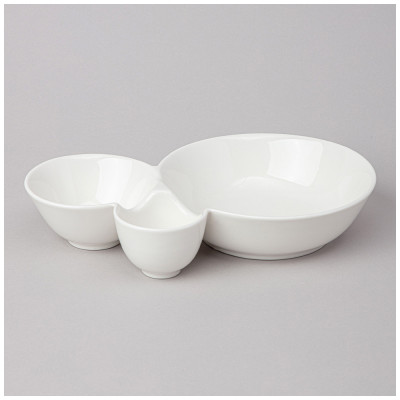 Менажница "NATIVE" 3 секции 24,5*15,5*4,5 см (кор=24шт.) LEFARD 761-097