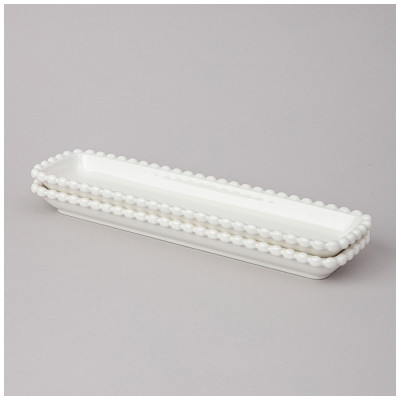 Набор блюд "PEARL" прямоуг. 2 шт. 29*7,5*3 см (кор=18наб.) LEFARD 761-098-1