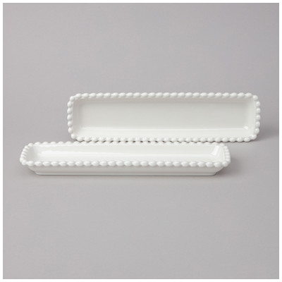 Набор блюд "PEARL" прямоуг. 2 шт. 29*7,5*3 см (кор=18наб.) LEFARD 761-098-2