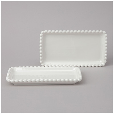 Набор блюд "PEARL" прямоуг. 2 шт. 20*12*2 см (кор=18наб.) LEFARD 761-099-2