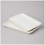 Набор блюд "PEARL" прямоуг. 2 шт. 25*14,5*2,5 см (кор=12наб.) LEFARD 761-100