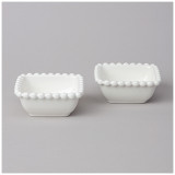 Набор салатников квадратных "PEARL" 2 шт. 10*4 см 120 мл (кор=12наб.) LEFARD 761-102