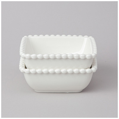 Набор салатников квадратных "PEARL" 2 шт. 14*5,5 см 400 мл (кор=12наб.) LEFARD 761-103-1