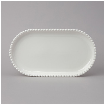 Блюдо овальное "PEARL" 36*20*3 см (кор=18шт.) LEFARD 761-107