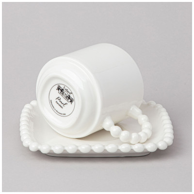 Чайная пара "PEARL" 7,5*10,5*8 см 220 мл (кор=24наб.) LEFARD 761-114-1