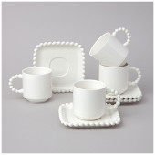 Чайный набор "PEARL" на 4 пер. 8 пр. 7,5*10,5*8 см 220 мл (кор=8наб.) LEFARD 761-115