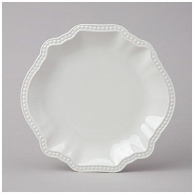 Тарелка закусочная "RIBBON" 21,5*21*2,5 см (кор=24шт.) LEFARD 761-122