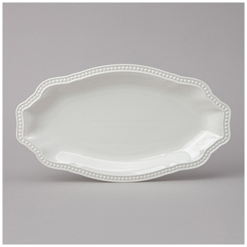 Блюдо овальное "RIBBON" 30*16,5*3 см (кор=24шт.) LEFARD 761-126