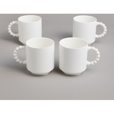 Набор кружек "PEARL" 4 шт. 300 мл LEFARD 761-166