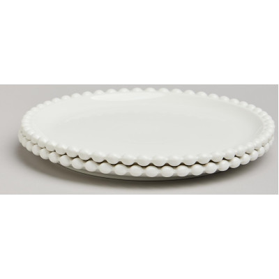 Набор тарелок закусочных "PEARL" 2 шт. 19,5*1,5 см (кор=18наб.) LEFARD 761-171-1