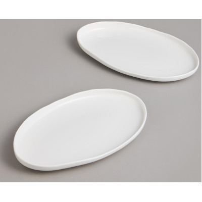 Набор блюд "FASHION" овальных 2 шт. 23,5*14*3 см LEFARD 761-176-3