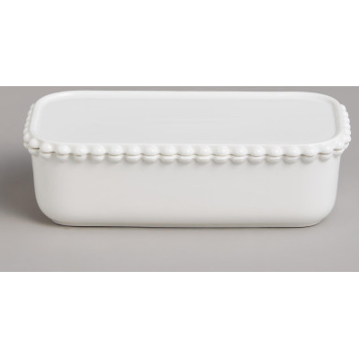 Паштетница "PEARL" с крышкой прямоуг. 18,5*9,5*5,5 см 400 мл LEFARD 761-180-2