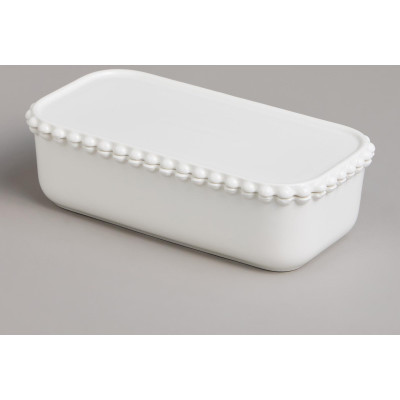 Паштетница "PEARL" с крышкой прямоуг. 18,5*9,5*5,5 см 400 мл LEFARD 761-180
