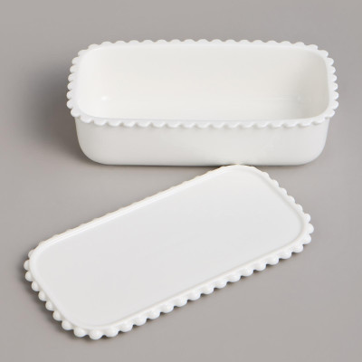 Паштетница "PEARL" с крышкой прямоуг. 18,5*9,5*5,5 см 400 мл LEFARD 761-180-4